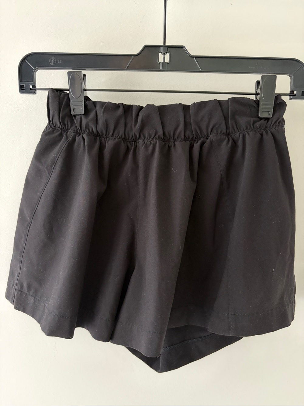 Athleta Girl Elastic-Waist Black Shorts
